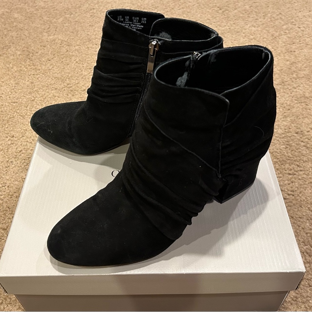 Franco Sarto black booties